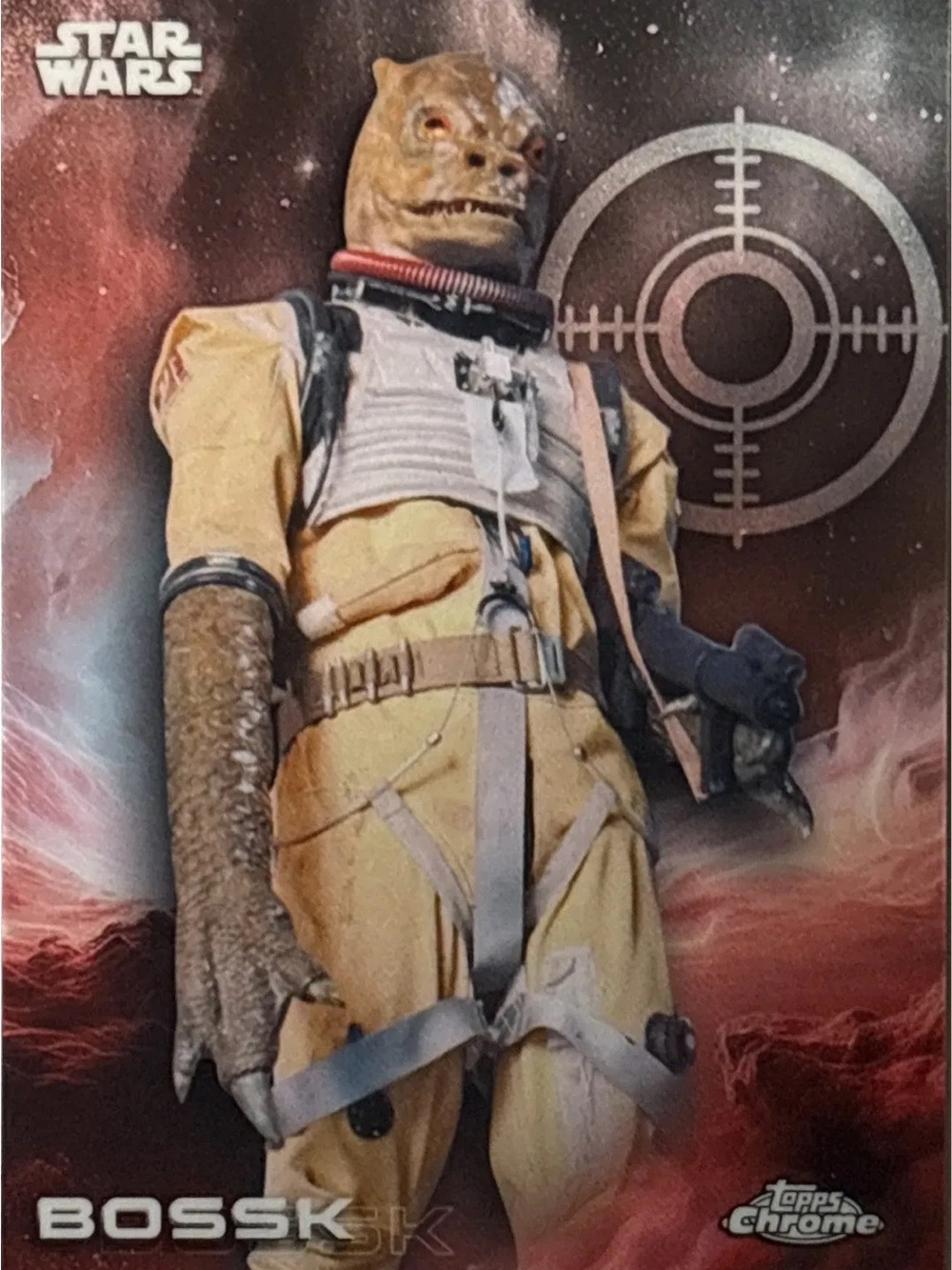 Topps Chrome Star Wars Bossk Trading Card - Picture 1 of 2
